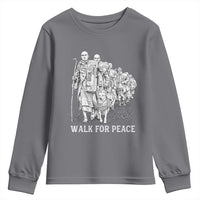 Walk for Peace Walking Monks and Aloka the Dog Youth Sweatshirt Buddhist Mindfulness Spiritual Religious Faith