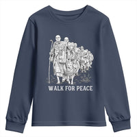 Walk for Peace Walking Monks and Aloka the Dog Youth Sweatshirt Buddhist Mindfulness Spiritual Religious Faith