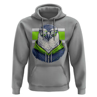 Cool Hawk Wearing Hoodie Graphic Hoodie Game Day Swagger