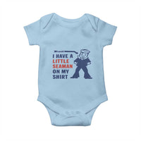 Funny Sailor Pun Baby Onesie I Have Little Seaman on My Shirt Retro Humor