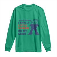 Funny Sailor Pun Long Sleeve Shirt I Have Little Seaman on My Shirt Retro Humor