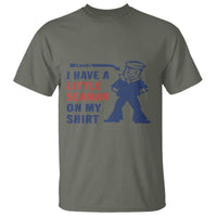 Funny Sailor Pun T Shirt I Have Little Seaman on My Shirt Retro Humor