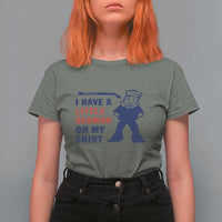 Funny Sailor Pun T Shirt For Women I Have Little Seaman on My Shirt Retro Humor
