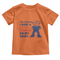 Funny Sailor Pun Toddler T Shirt I Have Little Seaman on My Shirt Retro Humor