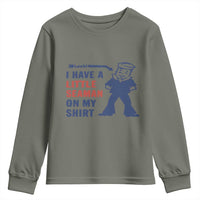Funny Sailor Pun Youth Sweatshirt I Have Little Seaman on My Shirt Retro Humor