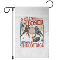 Get In Loser We’re Going To The Cottage Garden Flag Hockey Romance LGBT Retro Summer Road Trip