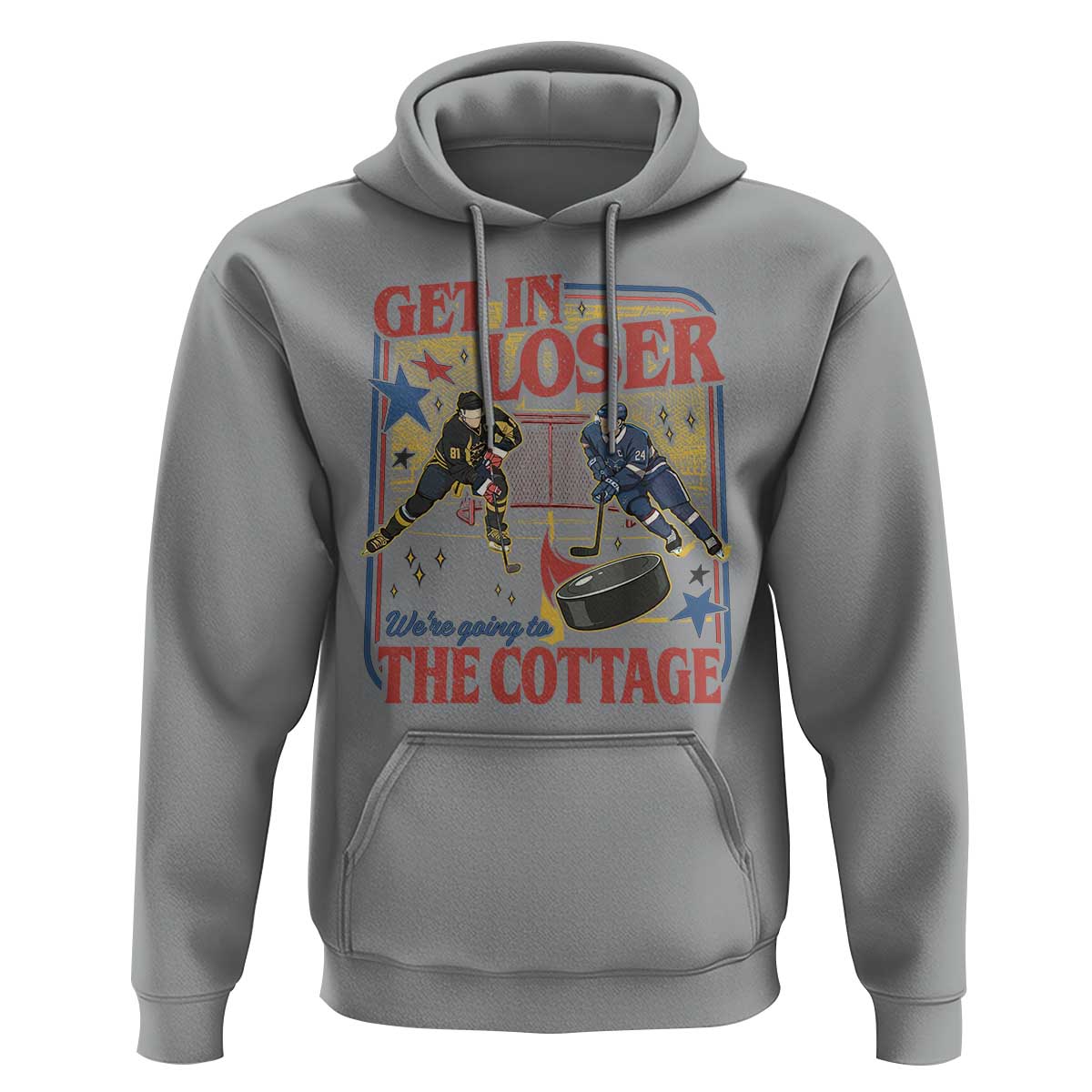 Get In Loser We’re Going To The Cottage Hoodie Hockey Romance LGBT Retro Summer Road Trip
