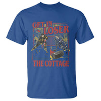 Get In Loser We’re Going To The Cottage T Shirt Hockey Romance LGBT Retro Summer Road Trip