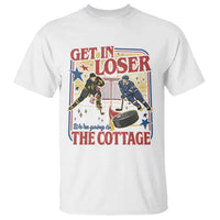 Get In Loser We’re Going To The Cottage T Shirt Hockey Romance LGBT Retro Summer Road Trip