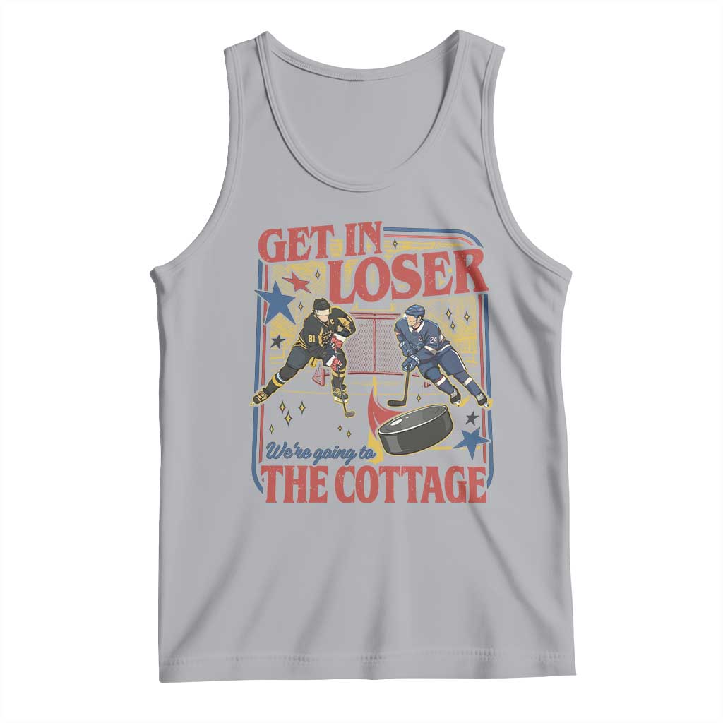 Get In Loser We’re Going To The Cottage Tank Top Hockey Romance LGBT Retro Summer Road Trip