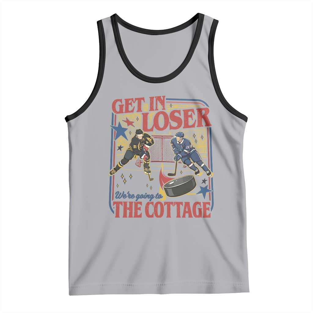 Get In Loser We’re Going To The Cottage Tank Top Hockey Romance LGBT Retro Summer Road Trip