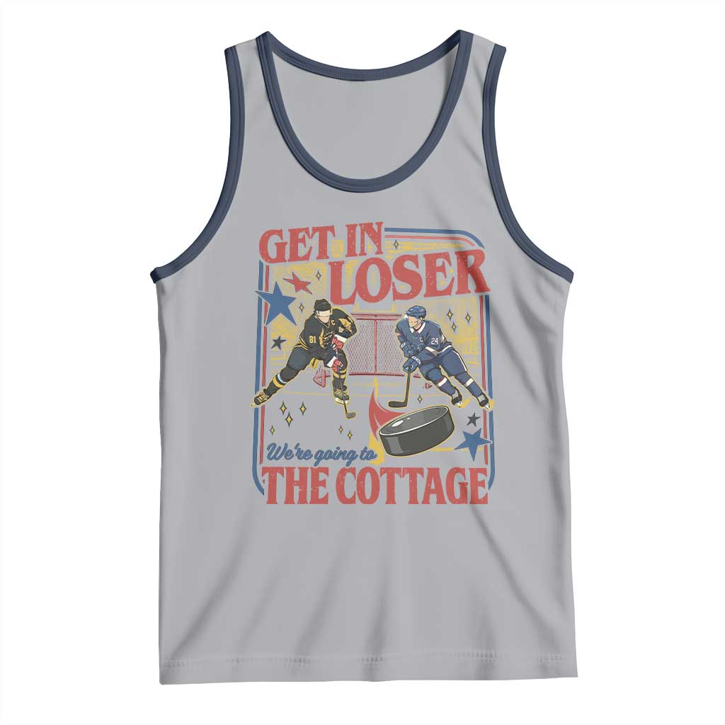Get In Loser We’re Going To The Cottage Tank Top Hockey Romance LGBT Retro Summer Road Trip
