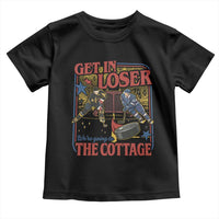Get In Loser We’re Going To The Cottage Toddler T Shirt Hockey Romance LGBT Retro Summer Road Trip