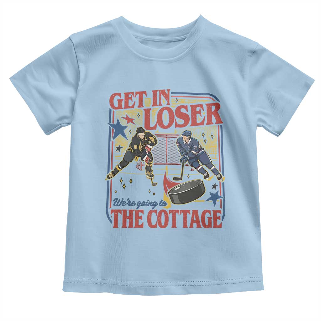 Get In Loser We’re Going To The Cottage Toddler T Shirt Hockey Romance LGBT Retro Summer Road Trip