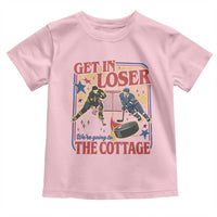 Get In Loser We’re Going To The Cottage Toddler T Shirt Hockey Romance LGBT Retro Summer Road Trip