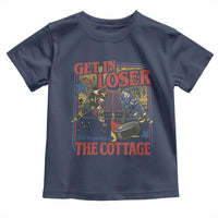 Get In Loser We’re Going To The Cottage Toddler T Shirt Hockey Romance LGBT Retro Summer Road Trip
