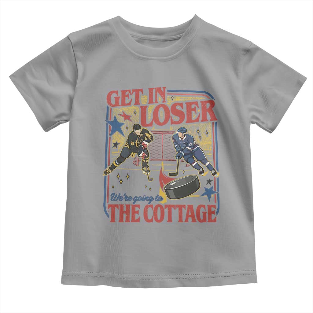 Get In Loser We’re Going To The Cottage Toddler T Shirt Hockey Romance LGBT Retro Summer Road Trip