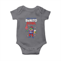 Funny Benito Bowl Puerto Rican Football Baby Onesie Coquí Frog Music Fan with Beer and Foam Finger