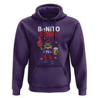 Funny Benito Bowl Puerto Rican Football Hoodie Coquí Frog Music Fan with Beer and Foam Finger