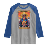 Funny San Benito Patron del Halftime Raglan Shirt Bowl 2026 Puerto Rican Football Music Fan