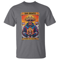 Funny San Benito Patron del Halftime T Shirt Bowl 2026 Puerto Rican Football Music Fan
