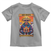 Funny San Benito Patron del Halftime Toddler T Shirt Bowl 2026 Puerto Rican Football Music Fan