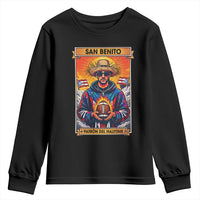 Funny San Benito Patron del Halftime Youth Sweatshirt Bowl 2026 Puerto Rican Football Music Fan