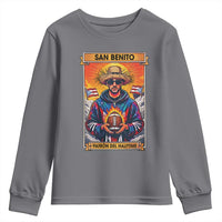 Funny San Benito Patron del Halftime Youth Sweatshirt Bowl 2026 Puerto Rican Football Music Fan