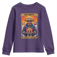 Funny San Benito Patron del Halftime Youth Sweatshirt Bowl 2026 Puerto Rican Football Music Fan