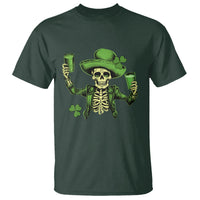 Funny St. Patricks Day Drinking Skeleton T Shirt for Beer Lover Alcoholic - Wonder Print Shop