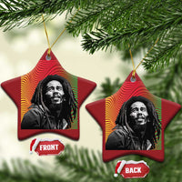 Legend Bob Christmas Ornament One Love The Reggae Vintage Graphic - Wonder Print Shop