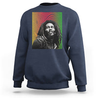 Legend Bob Sweatshirt One Love The Reggae Vintage Graphic - Wonder Print Shop