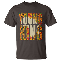 African Kente T Shirt Young King for Boys Men - Wonder Print Shop