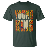 African Kente T Shirt Young King for Boys Men - Wonder Print Shop