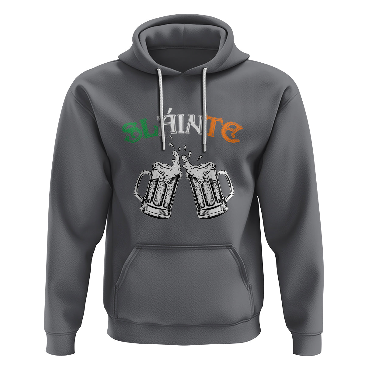 Funny St. Patricks Day Drinking Hoodie Slainte Irish Cheers - Wonder Print Shop