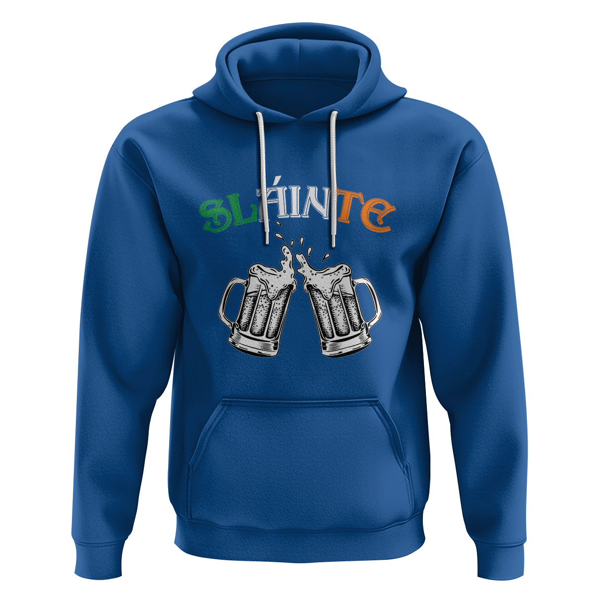 Funny St. Patricks Day Drinking Hoodie Slainte Irish Cheers - Wonder Print Shop