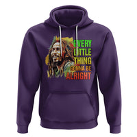 Legend Bob Hoodie Every Little Thing Gonna Be Alright Inspiration - Wonder Print Shop