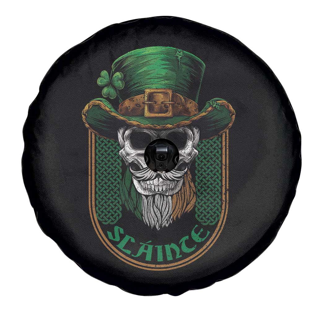 Irish Skull Spare Tire Cover Slainte Cheers Funny St. Patricks Day Drinking Lover