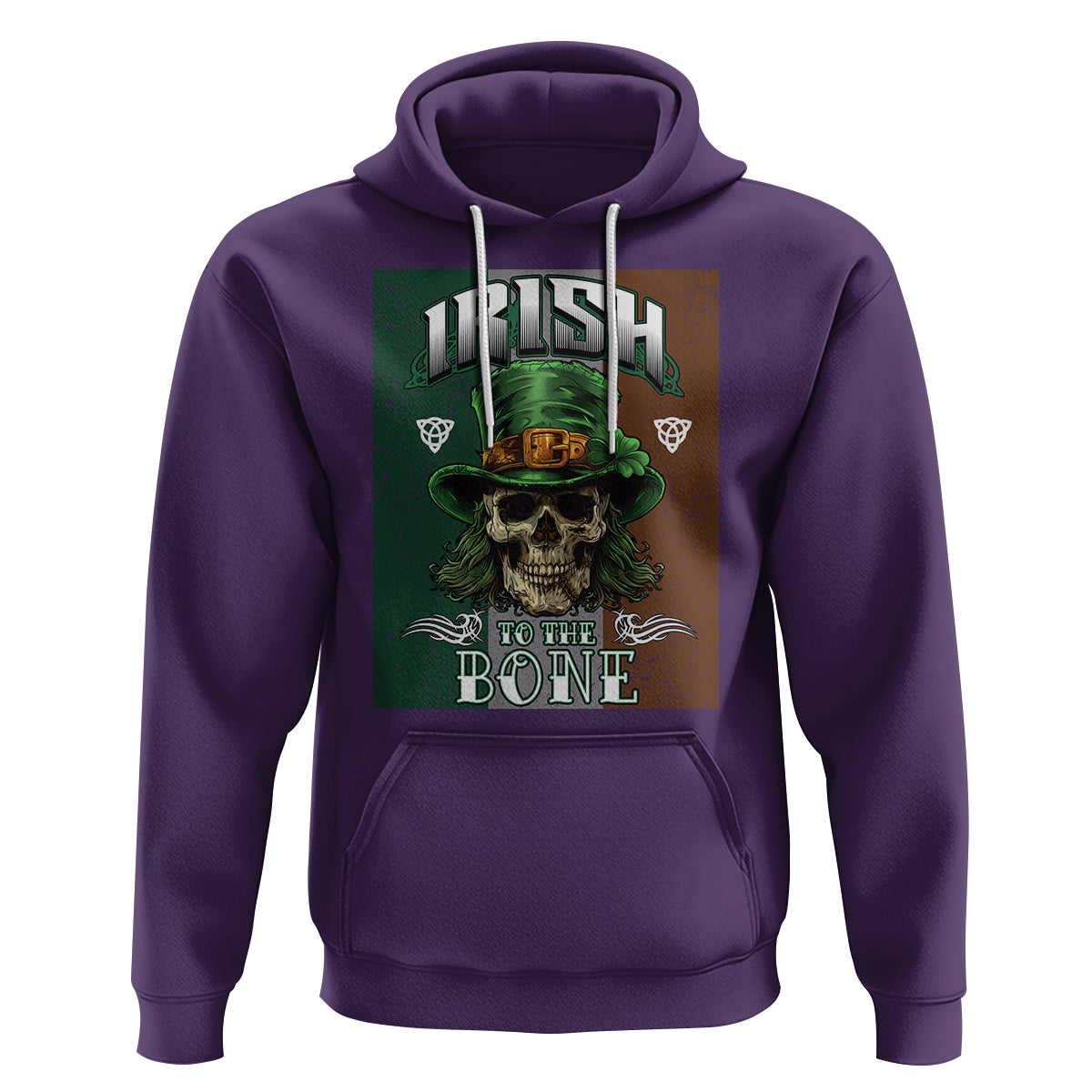 Irish Skull Hoodie Irish To The Born - Wonder Print Shop