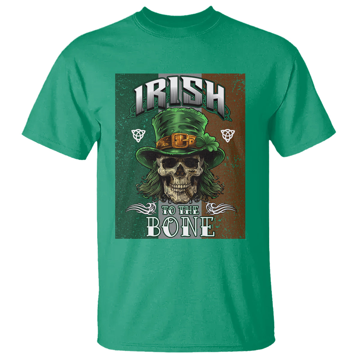 Irish Skull T Shirt Irish To The Born - Wonder Print Shop