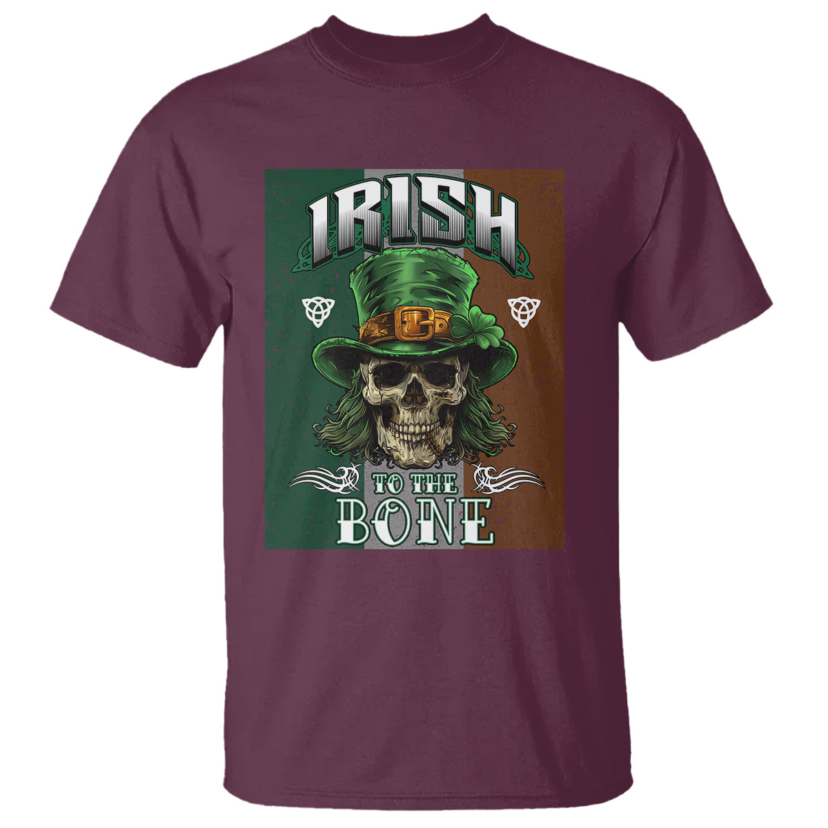 Irish Skull T Shirt Irish To The Born - Wonder Print Shop