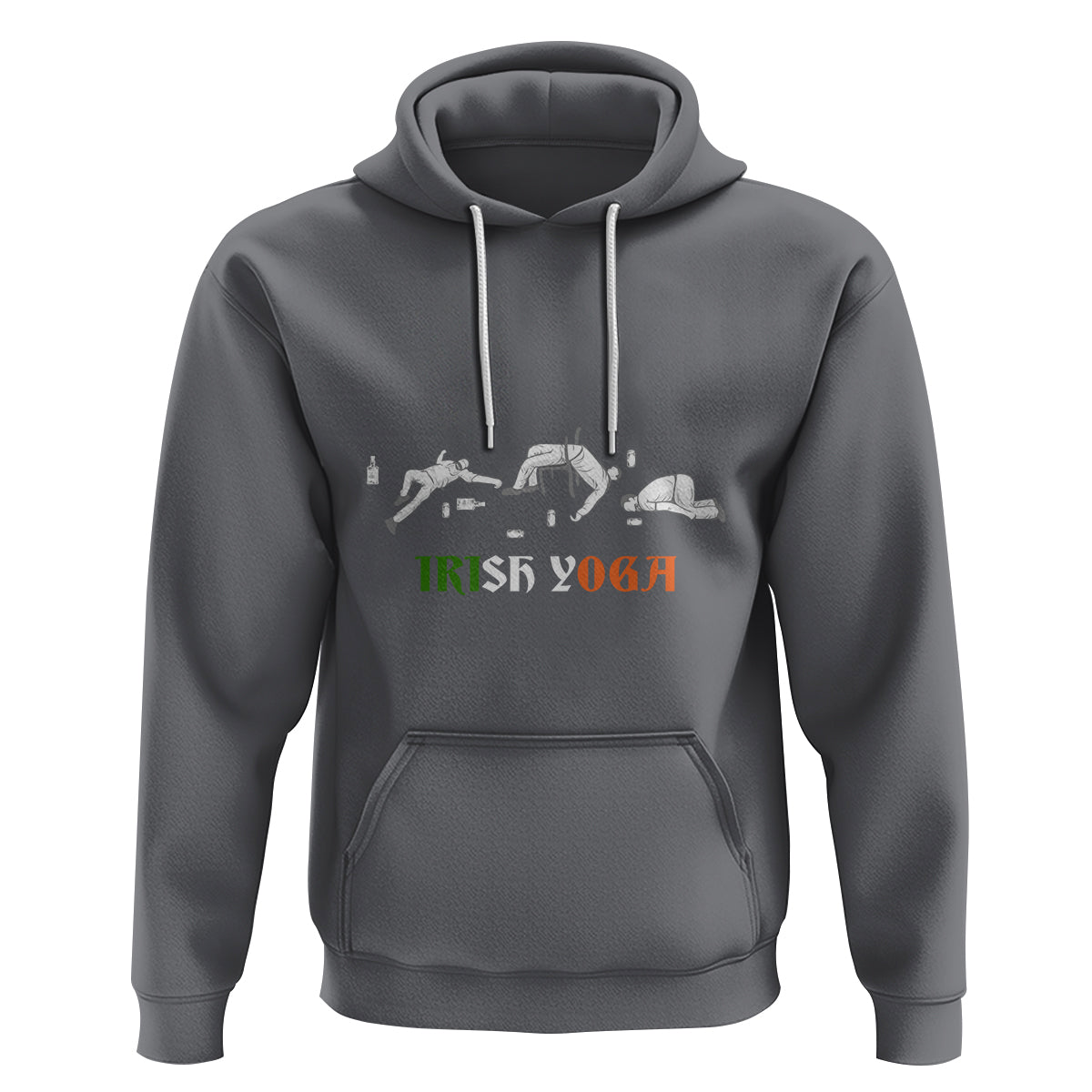 Funny St. Patricks Day Drinking Hoodie Irish Yoga Drunk Poses - Wonder Print Shop