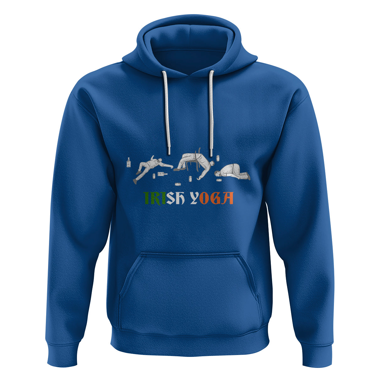 Funny St. Patricks Day Drinking Hoodie Irish Yoga Drunk Poses - Wonder Print Shop