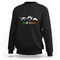 Funny St. Patricks Day Drinking Sweatshirt Irish Yoga Drunk Poses - Wonder Print Shop