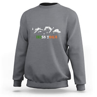 Funny St. Patricks Day Drinking Sweatshirt Irish Yoga Drunk Poses - Wonder Print Shop