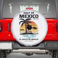 Gulf of Mexico Forever Since 1550 Spare Tire Cover Golfo De Mexico Para Siempre Retro Beach