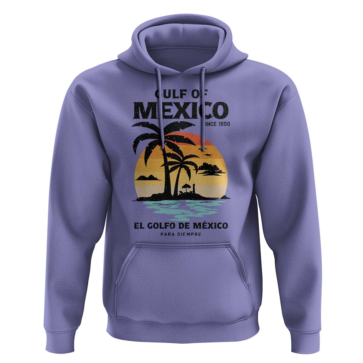 Gulf of Mexico Forever Since 1550 Hoodie Golfo De Mexico Para Siempre Retro Beach