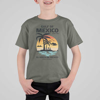 Gulf of Mexico Forever Since 1550 T Shirt For Kid Golfo De Mexico Para Siempre Retro Beach
