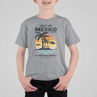 Gulf of Mexico Forever Since 1550 T Shirt For Kid Golfo De Mexico Para Siempre Retro Beach