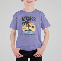 Gulf of Mexico Forever Since 1550 T Shirt For Kid Golfo De Mexico Para Siempre Retro Beach